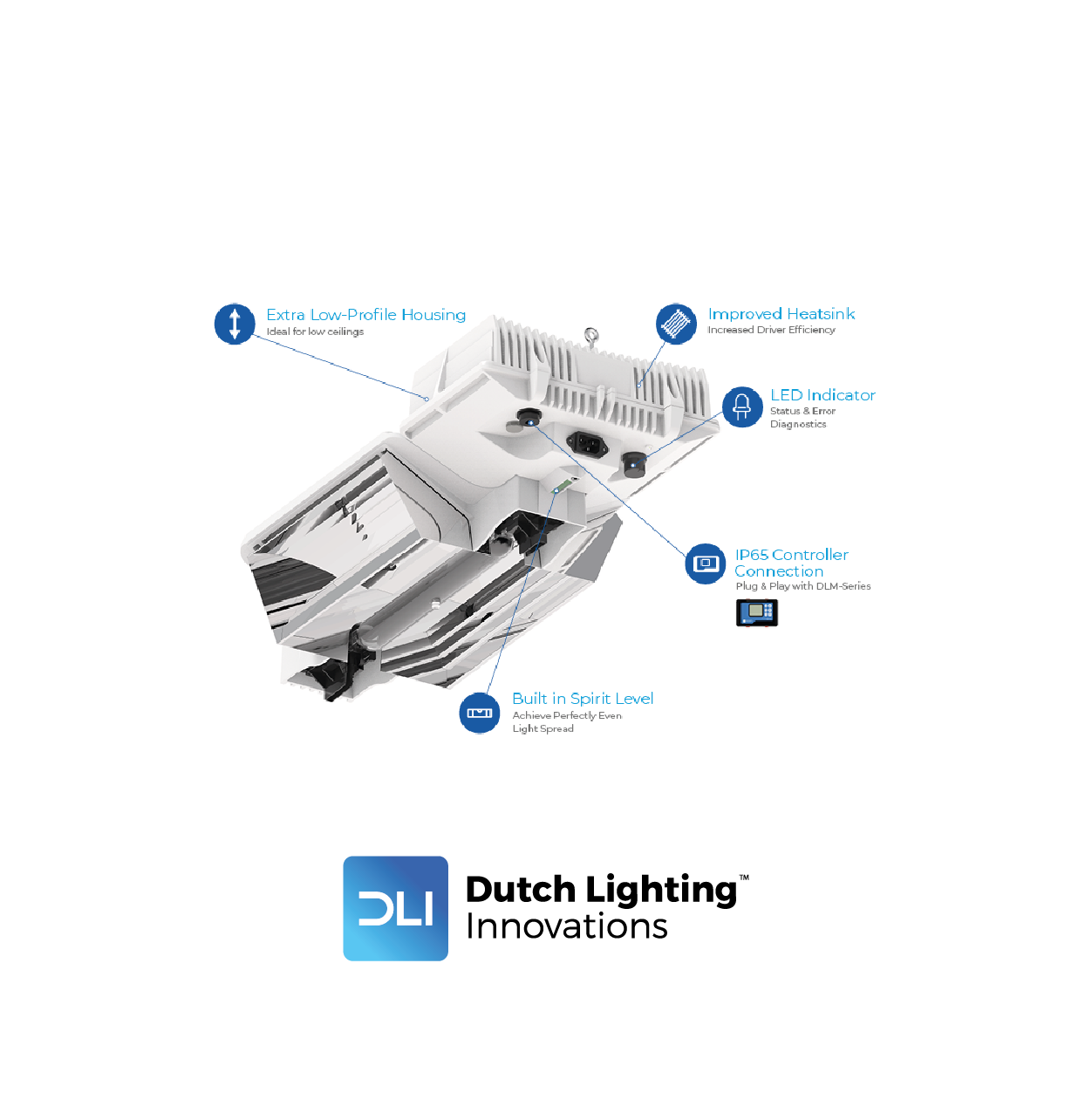 DLI Joule Series 1000W 208/240V DC-EU